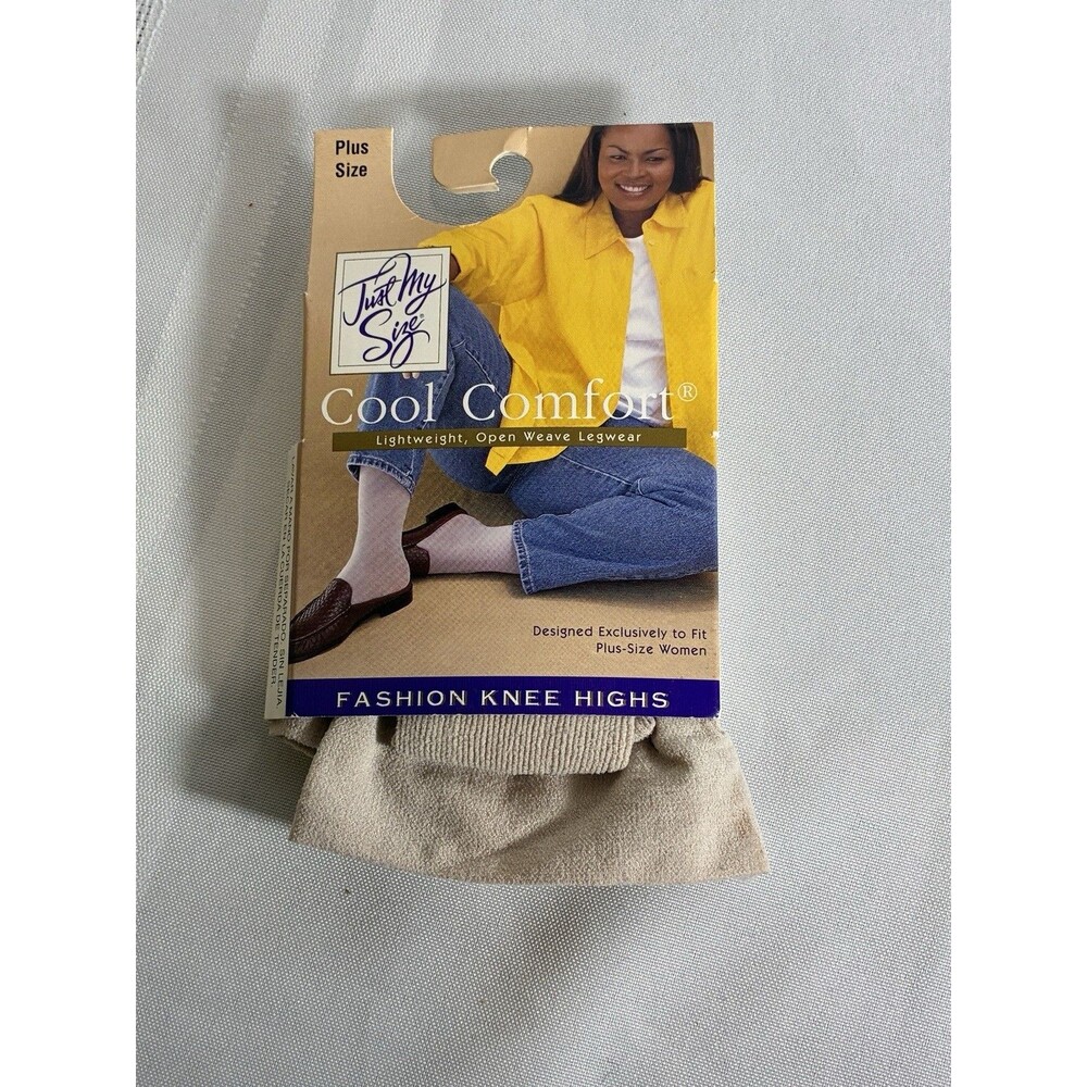 Just My Size Cool Comfort Plus Size Fashion Knee Highs
